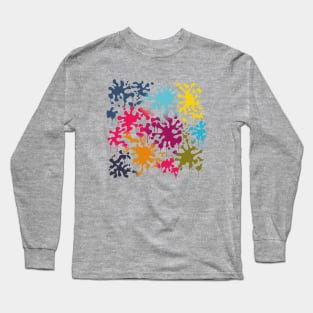 Happy Splashes of Color Long Sleeve T-Shirt